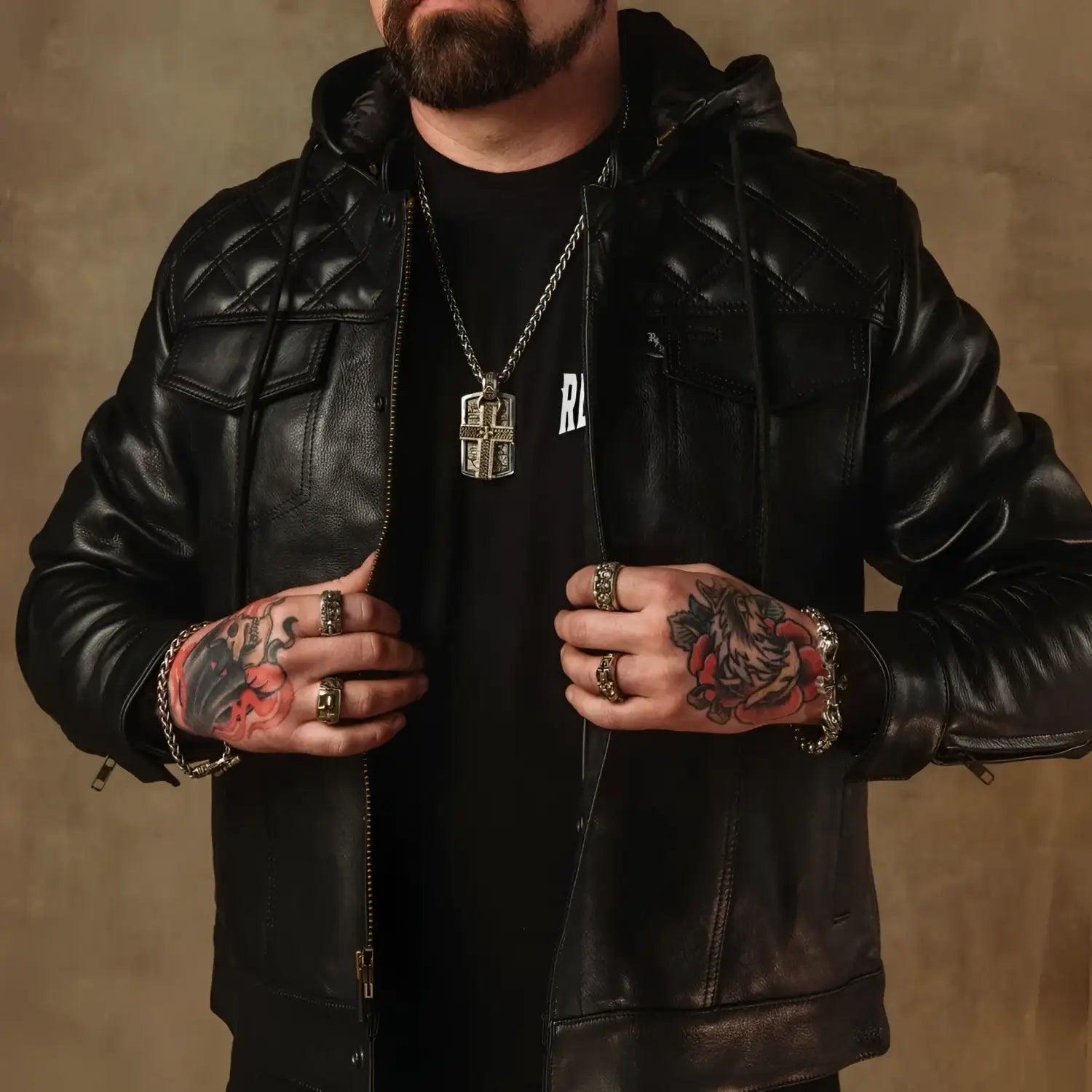 The Back in Black Premium Leather Jacket | Rebel Reaper