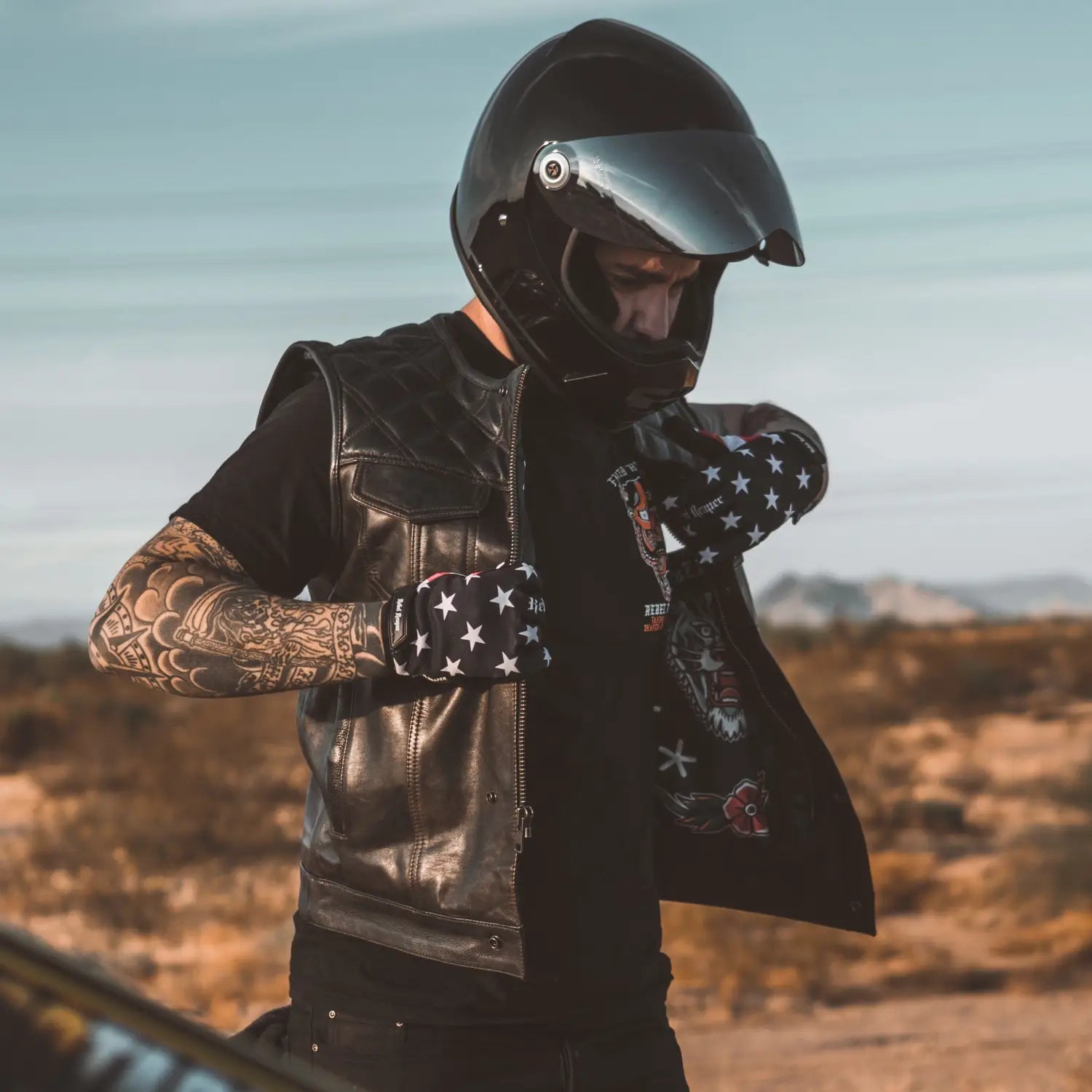 The Harvester of Sorrow Leather Vest | Rebel Reaper